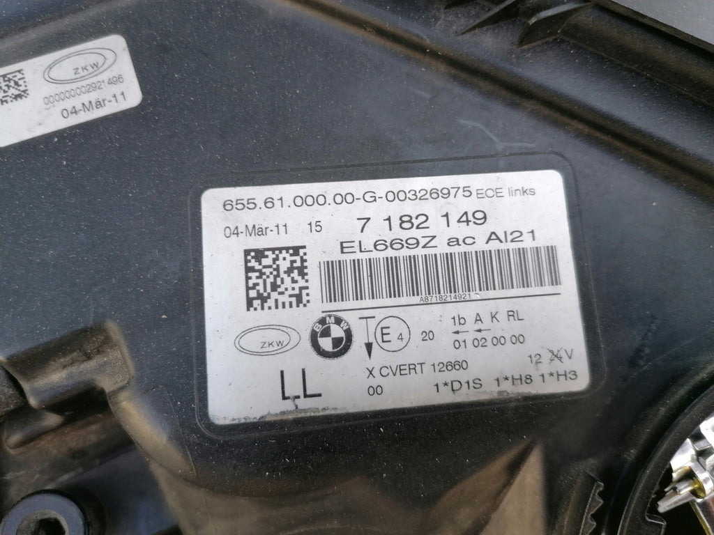 Frontscheinwerfer BMW F01 7182149 7182137 Xenon Links Scheinwerfer Headlight