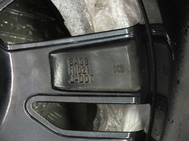 1x Alufelge 17 Zoll 6.5" 4x100 50ET Glanz Graphit AC4CH-T6 Mg Micra Rim Wheel