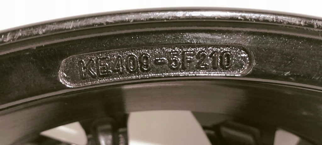 1x Alufelge 17 Zoll 6.5" 4x110 50ET KE409-5F210 Nissan Micra K14 Rim Wheel FEL1000157578ze