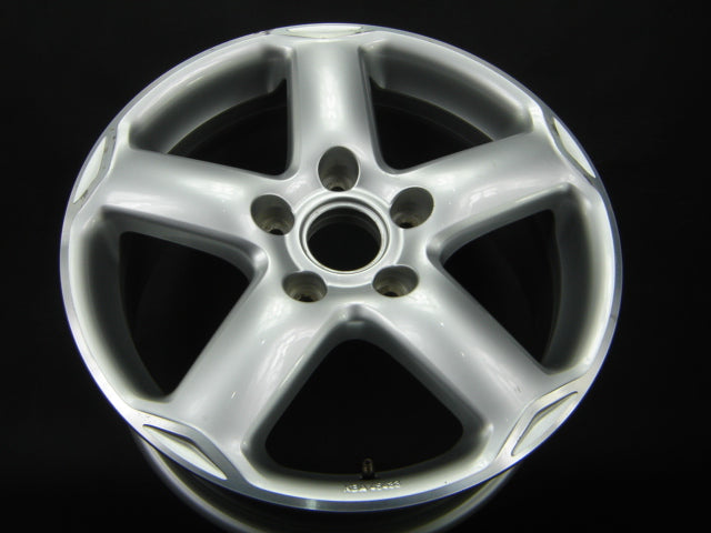 1x Alufelge 18 Zoll 8.0" 5x130 57ET Glanz Silber 7L6601025G Audi Q7 Touareg 7l6