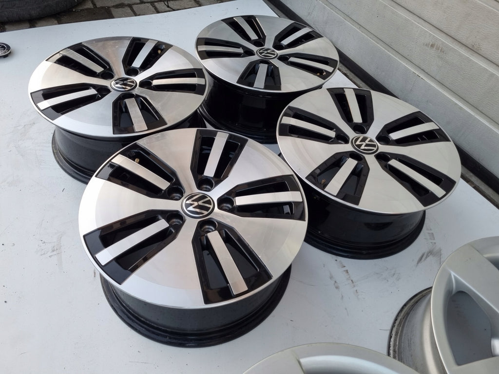 4x Alufelge 16 Zoll 6.5" 5x112 46ET 5G0601025BN VW Golf VIII Touran Caddy FEL1924640583bb