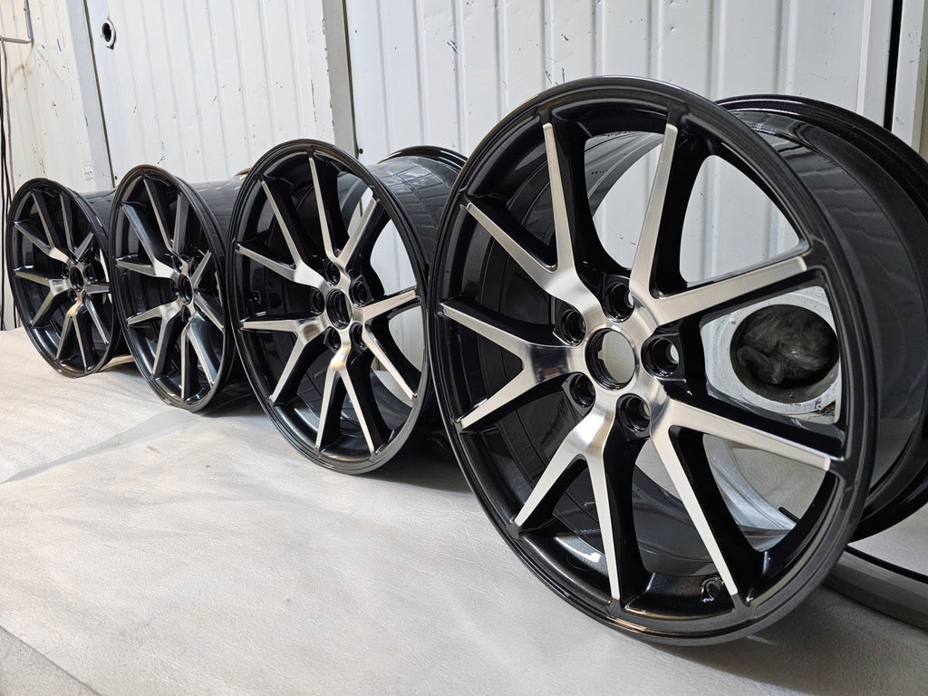 4x Alufelge 18 Zoll 8.5" 5x114.3 40ET Glanz Graphit 1044261-00-A Tesla 3 FEL2009294477eb