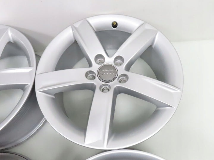 4x Alufelge 17 Zoll 7.0" 5x112 46ET Glanz Silber 8K0071497 Audi A4 B8 Rim Wheel FEL7339770251xq