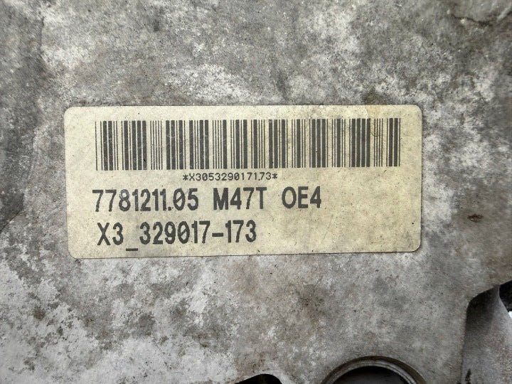 Motor BMW X3 E83 M47D20 204D4 2.0 150PS 110kW 170TKm 2003 Diesel Engine Komplett MOT1254870706nu