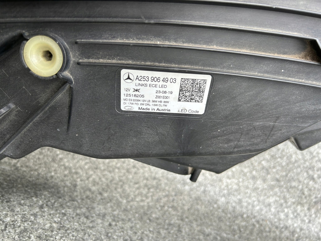 Frontscheinwerfer Mercedes-Benz Glc A2539064903 Links Scheinwerfer Headlight SCH9321802876wu