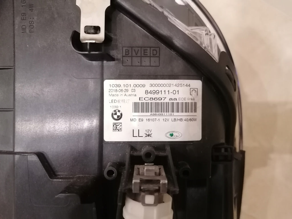 Frontscheinwerfer BMW 5 G31 G30 8499111-01 8499112-01 LED Rechts oder Links SCH7618181503gf