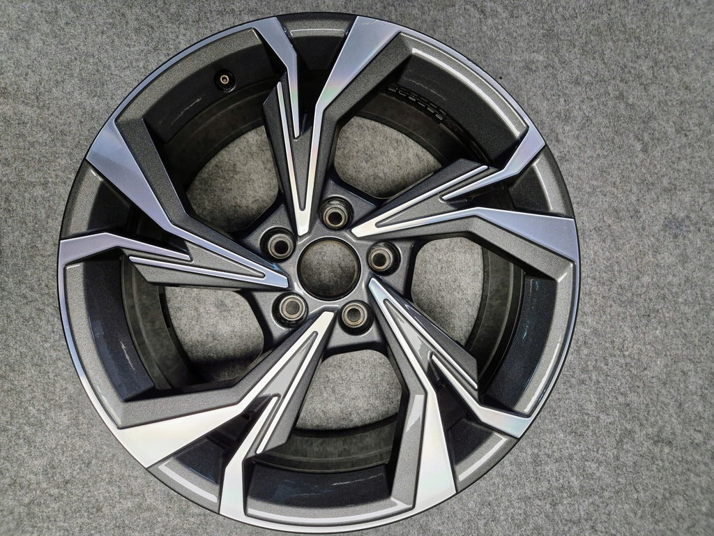 1x Alufelge 18 Zoll 8.0" 5x112 46ET Glanz Graphit 8Y0601025H Audi A3 Mg FEL2754450912ev