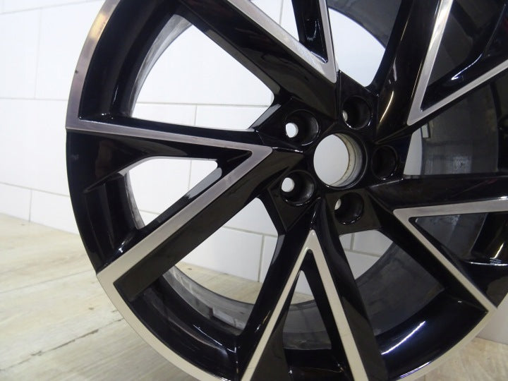 1x Alufelge 18 Zoll 7.0" 5x112 39ET 657601025G Skoda Scala Rim Wheel FEL5271107757we