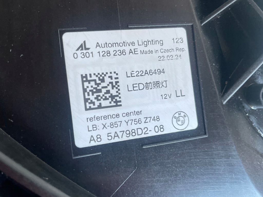 Frontscheinwerfer BMW 5 5A798D2-08 LED Rechts Scheinwerfer Headlight SCH3111110537nz
