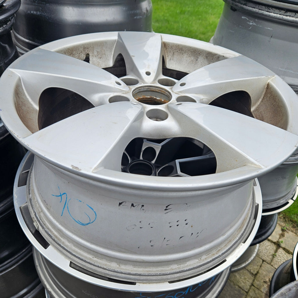 1x Alufelge 17 Zoll 7.5" 5x120 43ET Glanz Grau 6776777 BMW 5 E60 E61 Rim Wheel FEL4580493319fm