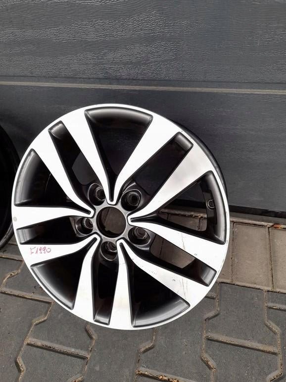 1x Alufelge 16 Zoll 6.5" 5x114.3 Hyundai I30 I40 Rim Wheel