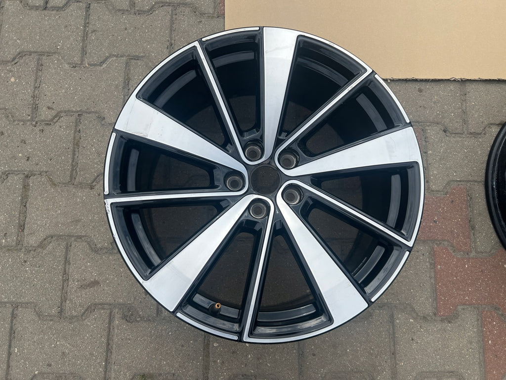 1x Alufelge 19 Zoll 9.0" 5x108 53ET Glanz Schwarz 32134523 Polestar Rim Wheel