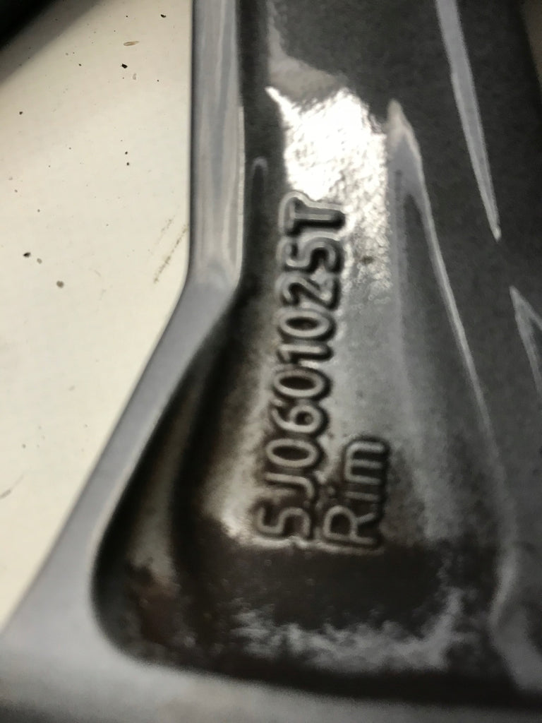 1x Alufelge 17 Zoll 7.0" 5x100 Glanz Schwarz 5J0601025T Skoda Fabia Ii Rim Wheel