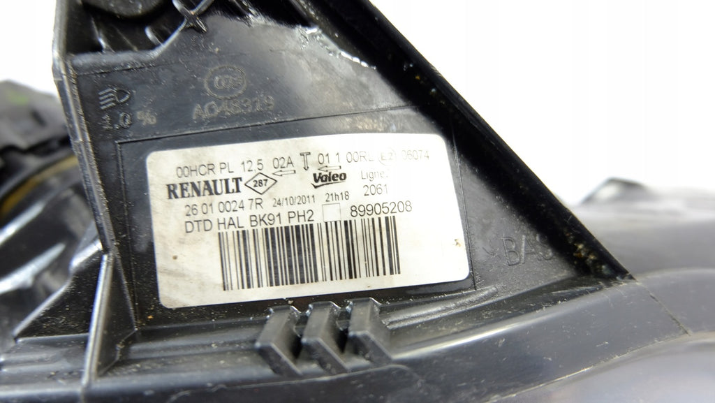 Frontscheinwerfer Renault Laguna III 260100247R Rechts Scheinwerfer Headlight SCH4781577440mg