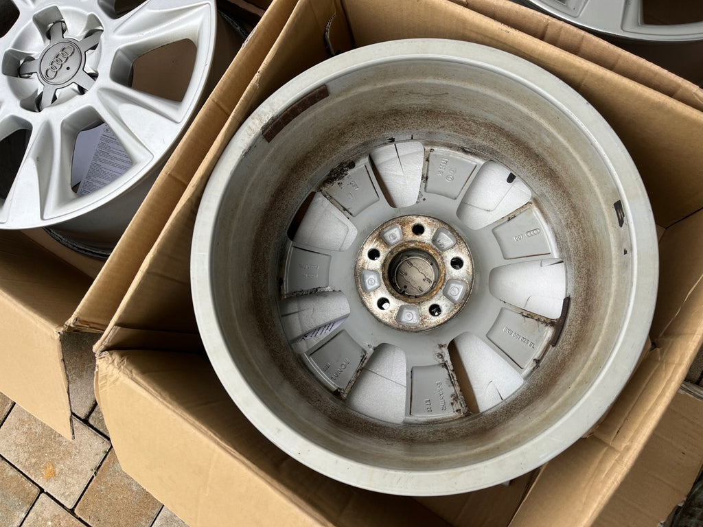 4x Alufelge 17 Zoll 8.0" 5x112 26ET Glanz Silber 8K0601025BL Audi A5 A6 FEL3803625720jj