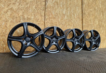 Load image into Gallery viewer, 4x Alufelge 17 Zoll 7.0" 5x114.3 40ET Glanz Schwarz Rim Wheel FEL2463779838dp
