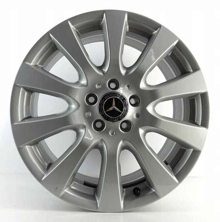 4x Alufelge 18 Zoll 8.0" 5x112 67ET Glanz Silber A2514013702 Mercedes-Benz FEL3896923488uz