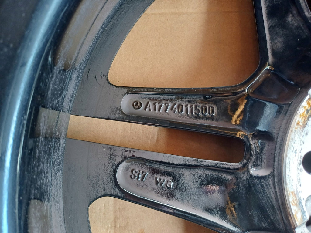 1x Alufelge 18 Zoll 7.5" 5x112 49ET Glanz Graphit A1774011500 Mercedes-Benz Mg FEL3275917974aa