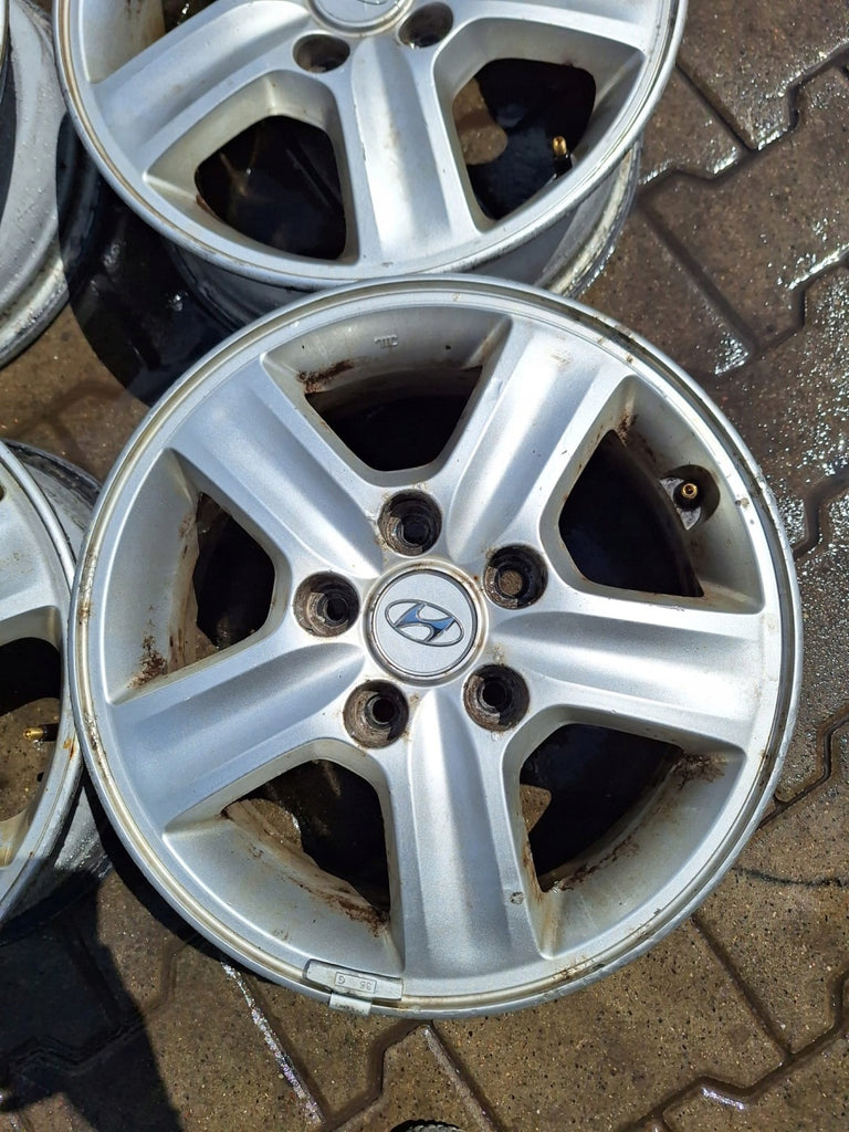 4x Alufelge 15 Zoll 5.5" 5x114.3 Hyundai I30 Rim Wheel FEL5871484611js