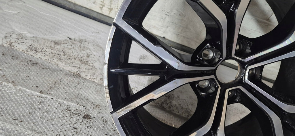 1x Alufelge 19 Zoll 8.0" 5x112 30ET Glanz Schwarz 8747234 BMW G31 G30 Rim Wheel FEL9453793224eb