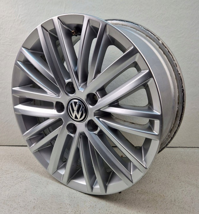 1x Alufelge 16 Zoll 6.5" 5x112 46ET Glanz Silber 5G0601025AT VW Golf VII I FEL9198026563sk