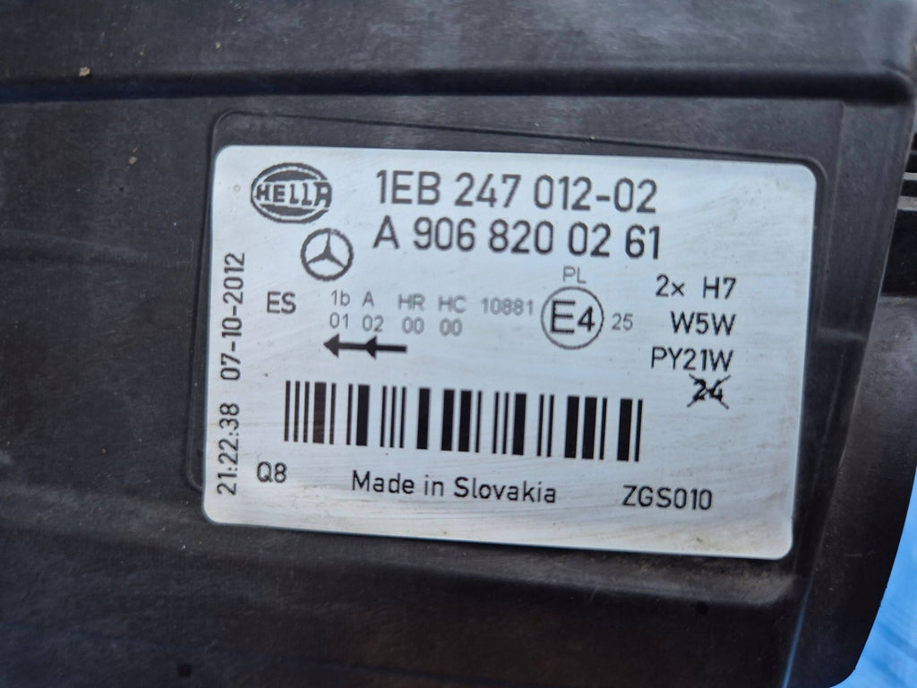 Frontscheinwerfer Mercedes-Benz Sprinter A9068200261 Rechts Headlight SCH1854984325uo