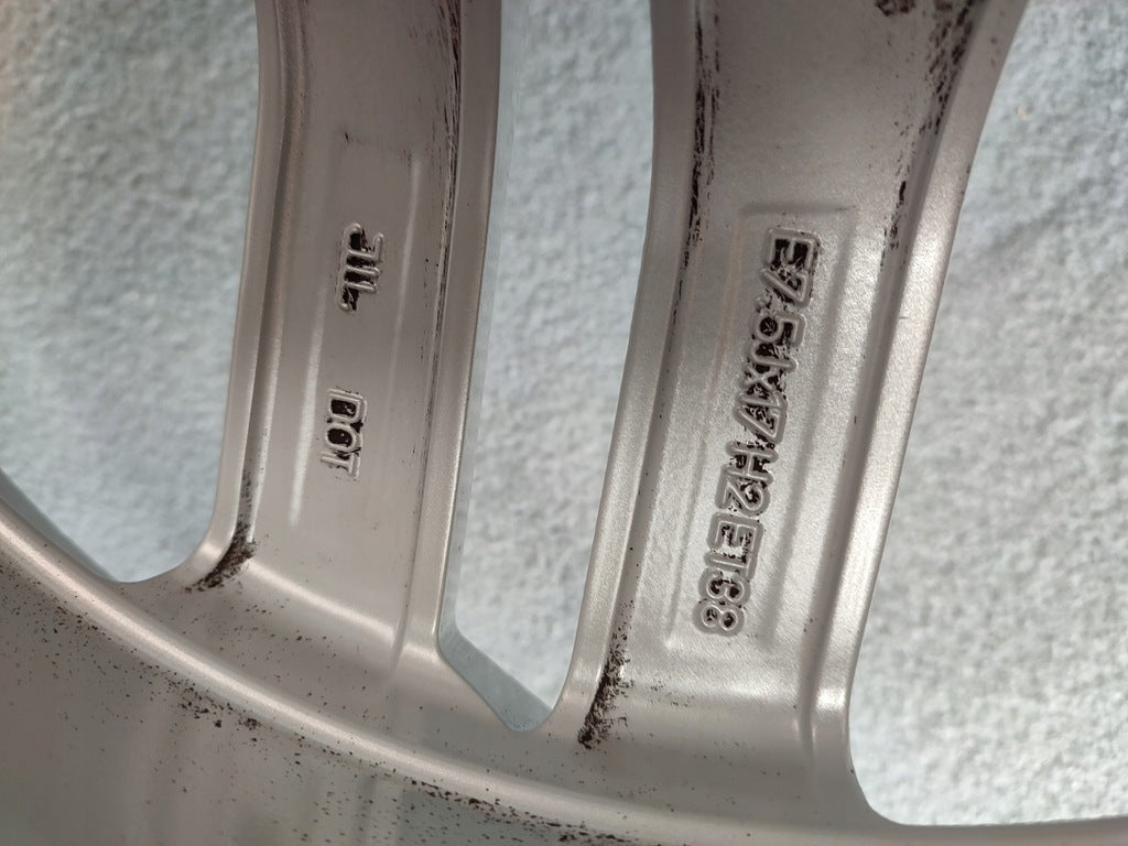 1x Alufelge 17 Zoll 7.5" 5x112 38ET Glanz Silber 8W0601025E Audi A4 B9 Rim Wheel FEL9302511289cb