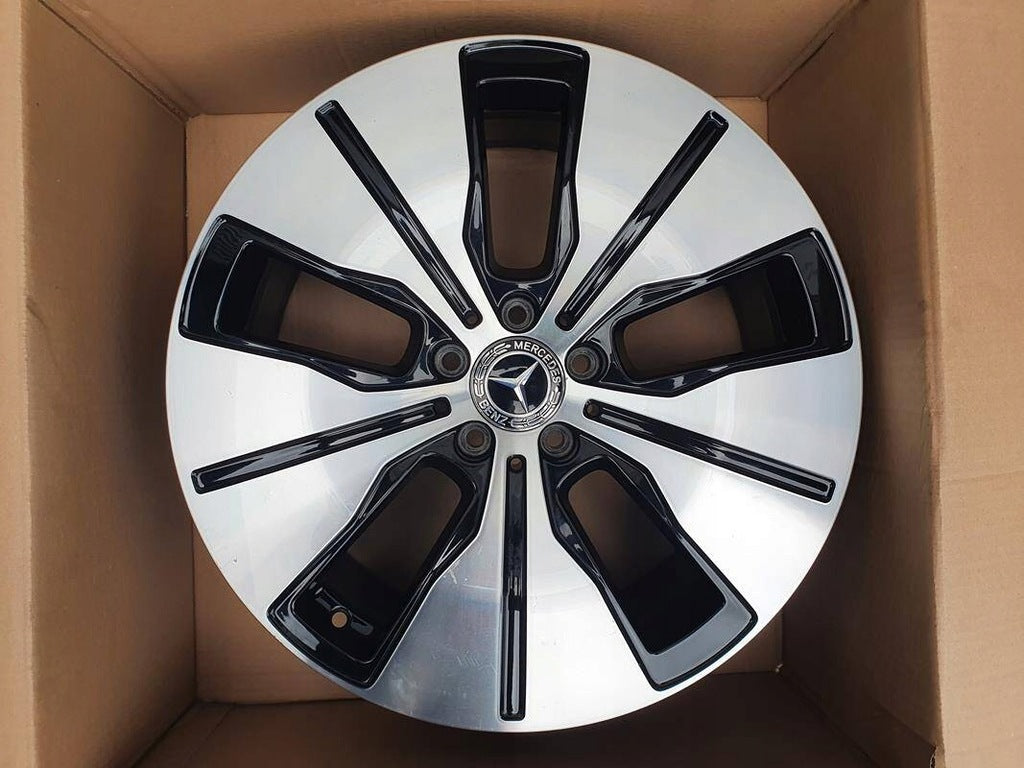 1x Alufelge 19 Zoll 7.5" 5x112 32ET Glanz Schwarz A2934011200 Mercedes-Benz Eqc FEL8248638606to