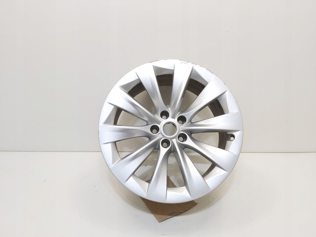 1x Alufelge 20 Zoll 10.0" 5x120 35ET Glanz Silber 1027244-00-B Tesla Model X FEL9772417323as