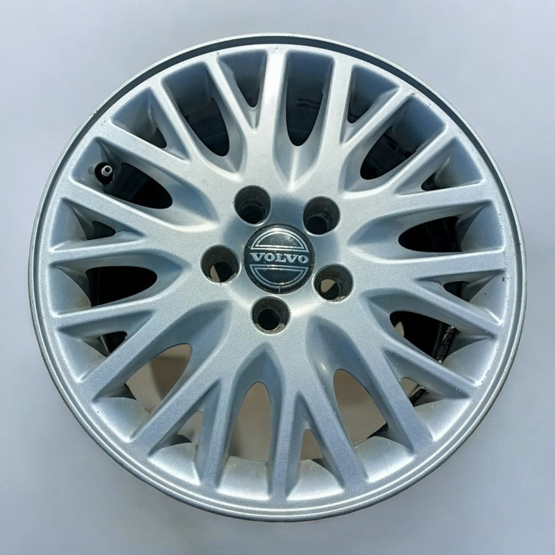 1x Alufelge 16 Zoll 6.5" 5x108 52,5ET Matt Schwarz 30615590 Volvo Rim Wheel