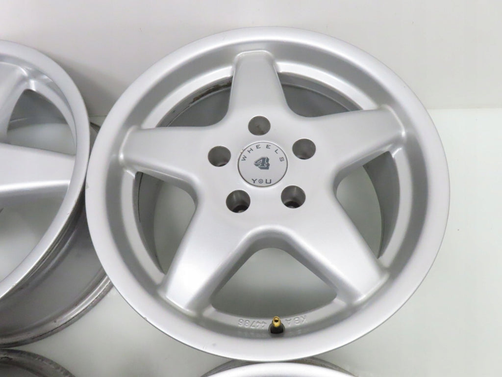 4x Alufelge 16 Zoll 7.5" 5x112 35ET Silber KBA44786 Audi I Rim Wheel FEL5830777155dl