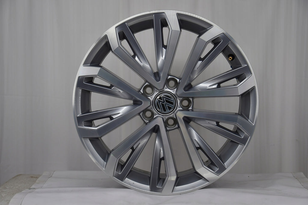 4x Alufelge 18 Zoll 7.0" 5x112 45ET Glanz Grau 2GA601025 Mg Rim Wheel