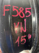 Load image into Gallery viewer, 1x Alufelge 15 Zoll 5.0" 4x100 35ET Glanz Schwarz 1S0601025AH VW Rim Wheel FEL8831582808bg