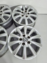 Laden Sie das Bild in den Galerie-Viewer, 4x Alufelge 16 Zoll 7.0" 5x112 59ET Silber 7M3601025G VW I Rim Wheel FEL5779121852xj