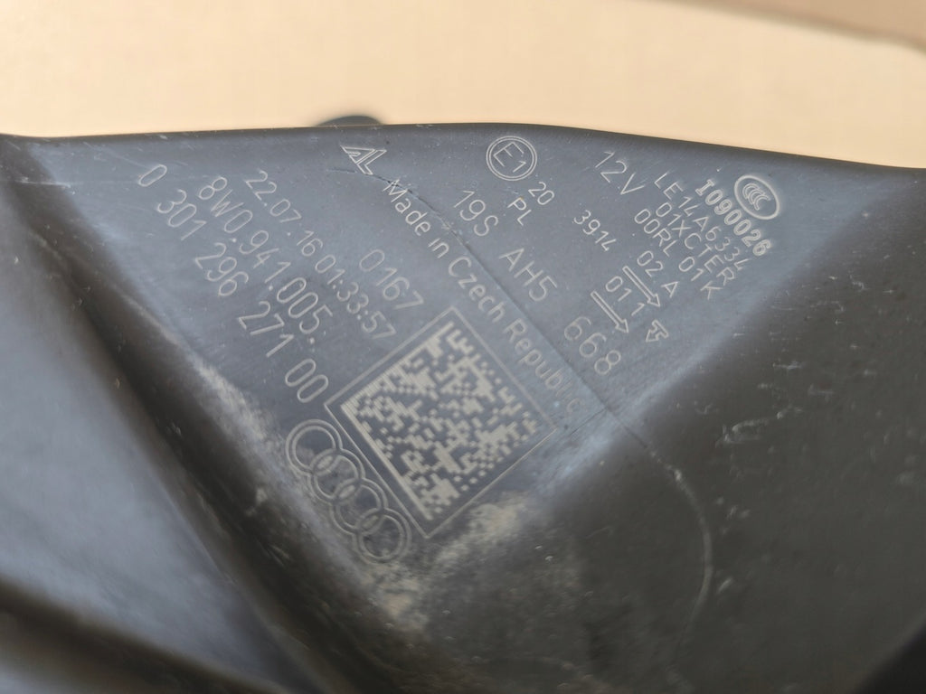 Frontscheinwerfer Audi A4 B9 8W0941005 Xenon Links Scheinwerfer Headlight