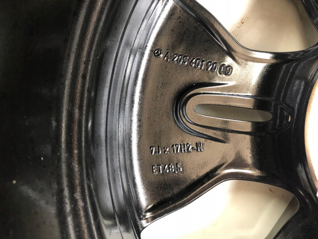 1x Alufelge 17 Zoll 7.0" 5x112 A2054019000 Mercedes-Benz W205 Rim Wheel FEL5121173814mh