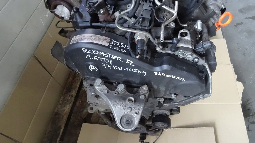 Motor VW CAYC 1.6 TDI 105PS 77kW 344TKm 2011 Diesel Engine Unkomplett