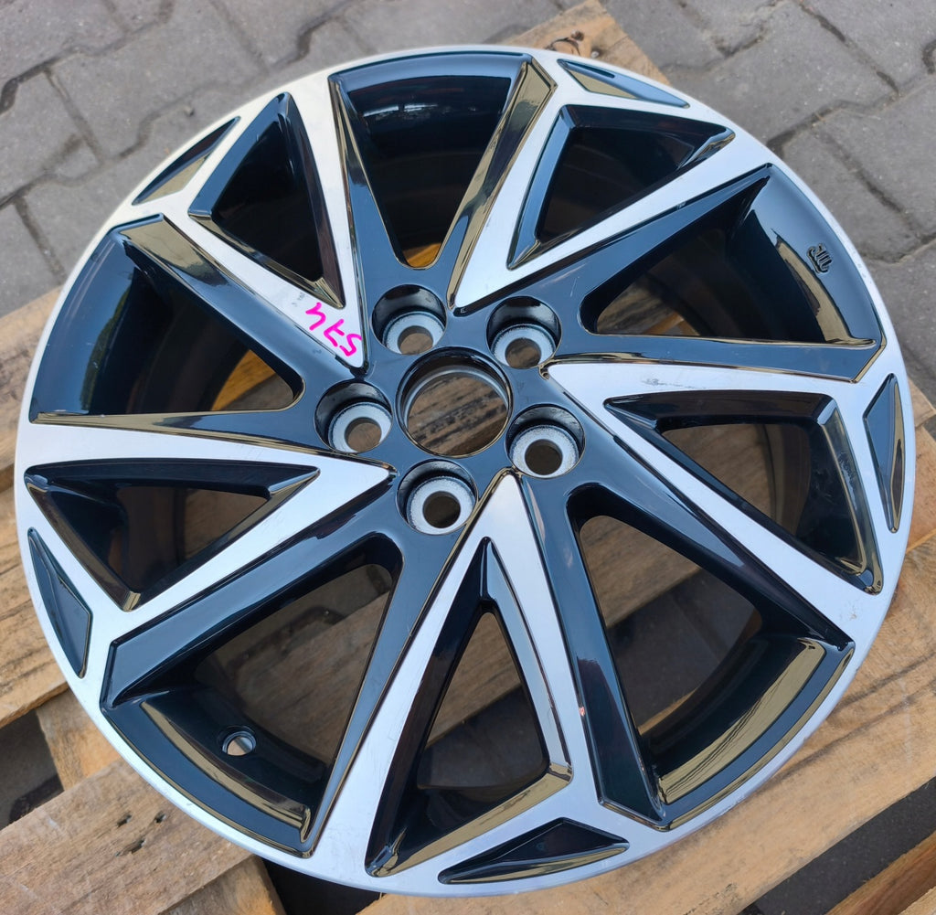 1x Alufelge 16 Zoll 6.0" 5x114.3 50ET Glanz PW457-0D004 Toyota Yaris Rim Wheel FEL1881647653gn