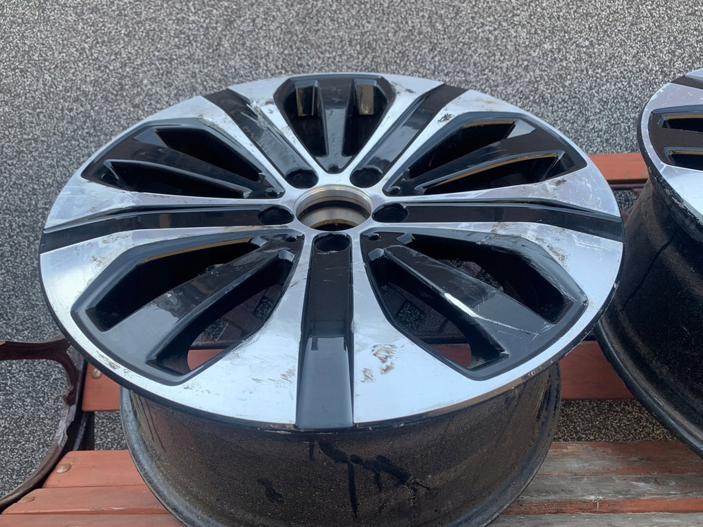 1x Alufelge 18 Zoll 8.0" 5x112 38ET Glanz Schwarz A2534014600 Mercedes-Benz Glc