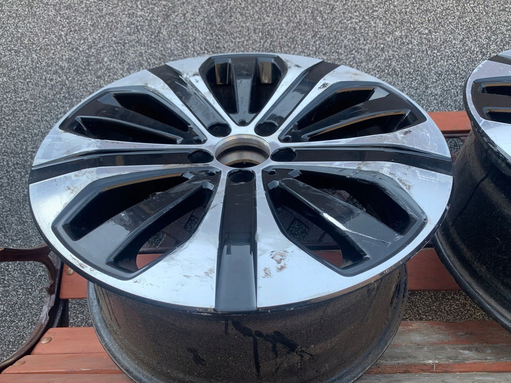 1x Alufelge 18 Zoll 8.0" 5x112 38ET Glanz Schwarz A2534014600 Mercedes-Benz Glc FEL6500039223rw