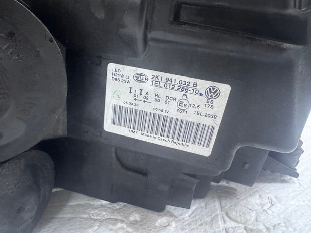 Frontscheinwerfer VW Caddy 2K1941032B Rechts Scheinwerfer Headlight SCH8204435839gu