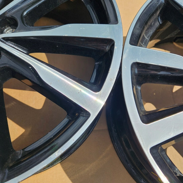 1x Alufelge 18 Zoll 7.5" 5x108 52 5ET Glanz Schwarz GJ5C-1007-P2 Ford Kuga FEL2467578673hx