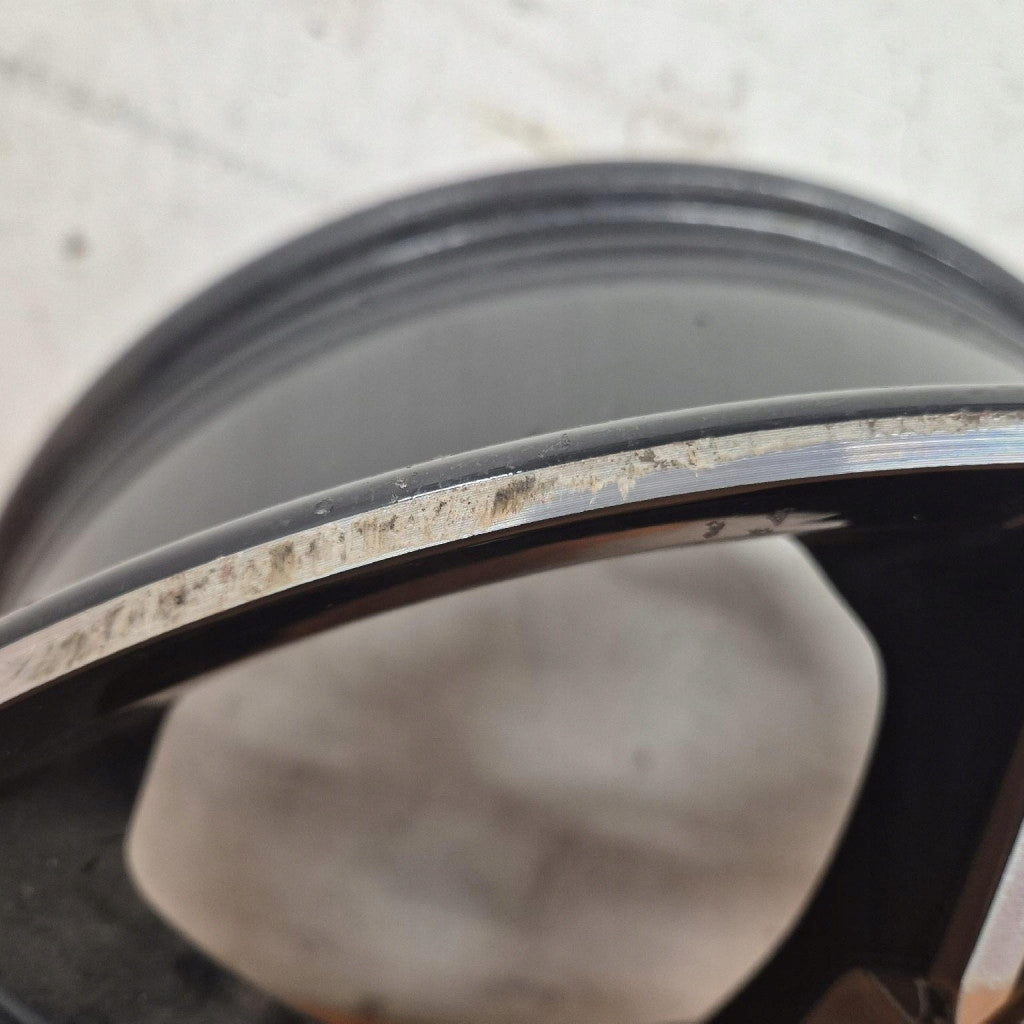 1x Alufelge 18 Zoll 7.5" 5x108 50 5ET Glanz Schwarz 31471552 Volvo I Rim Wheel FEL6756670326mk