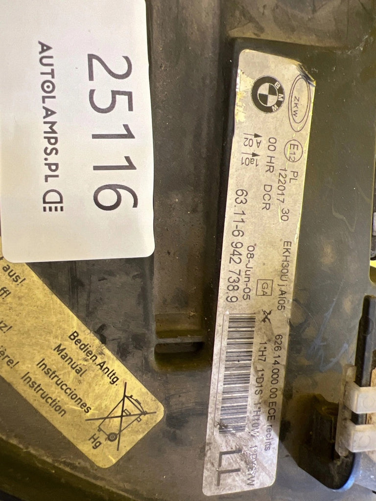 Frontscheinwerfer BMW E91 E90 69427389 Xenon Rechts Scheinwerfer Headlight