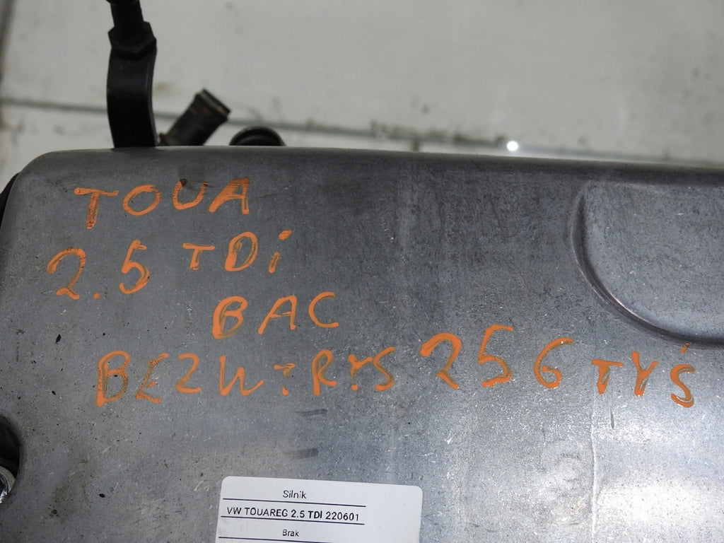 Motor VW Touareg BAC 2.5 TDI 174PS 128kW 217TKm 2004 Diesel Engine Unkomplett