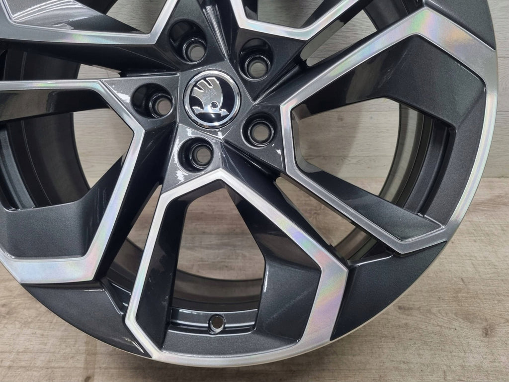 4x Alufelge 19 Zoll 7.5" 5x112 48ET Matt Graphit 5E3601025 Skoda Octavia Iv FEL1884380331qe