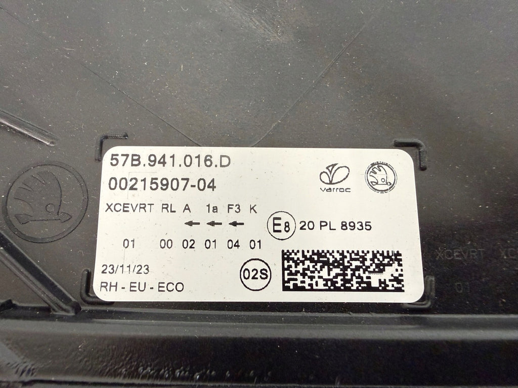 Frontscheinwerfer Skoda Karoq 57B941016D 20LL89350021590704 Rechts Headlight SCH2289548831ur