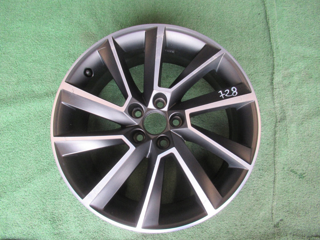1x Alufelge 17 Zoll 6.5" 5x100 40ET 657601025E Skoda Fabia Iii Rim Wheel