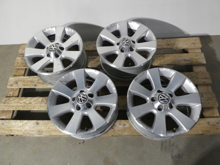 4x Alufelge 16 Zoll 6.5" 5x112 33ET 5N0601025A VW Tiguan Rim Wheel FEL2814990710lq