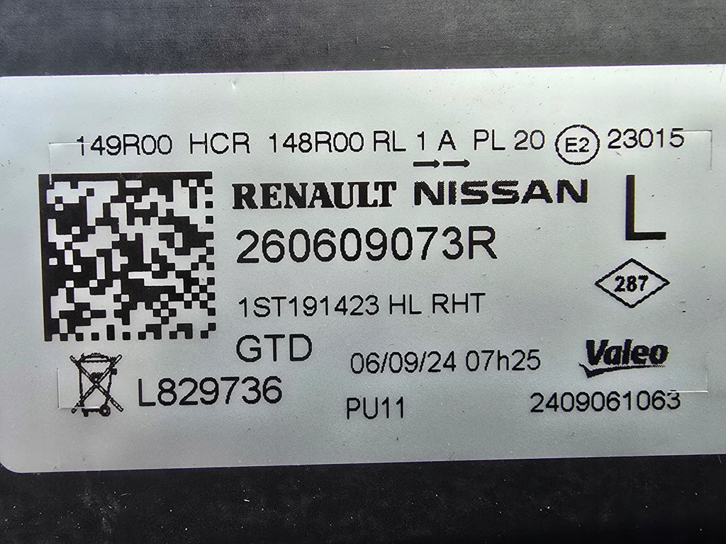 Frontscheinwerfer Renault Master 260609073R Links Scheinwerfer Headlight SCH3449138455fu